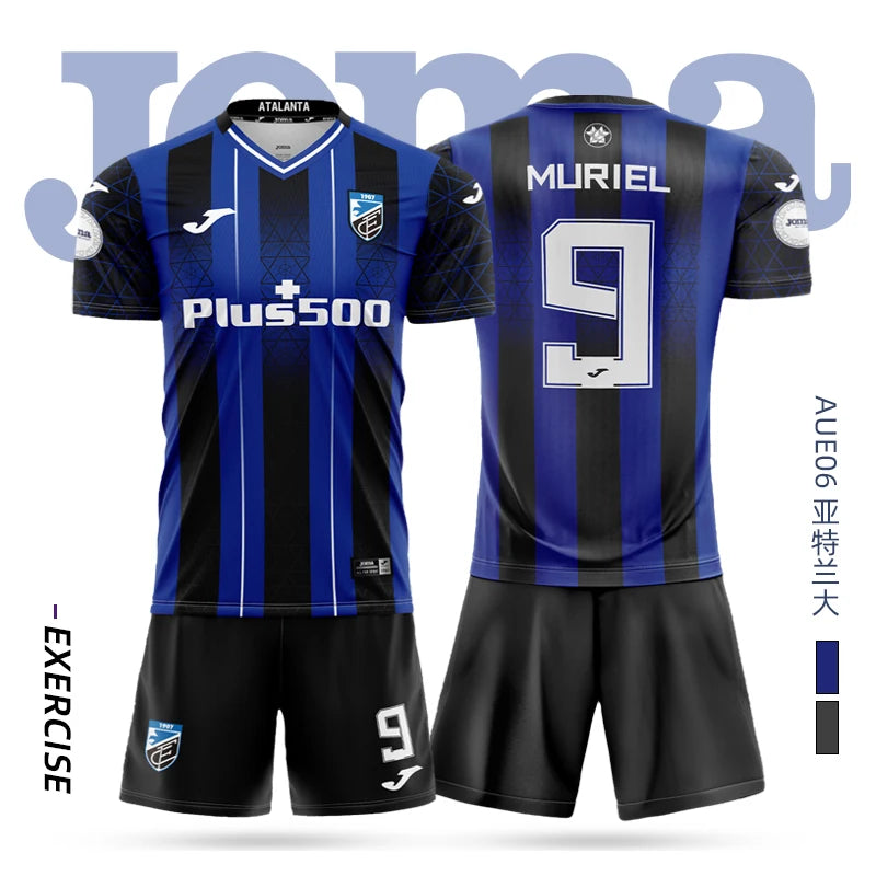 joma Homer soccer jersey short-sleeved shirt + shorts set 3DT T-shirt children's training uniform team match soccer jersey