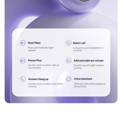 Premium Clip-On Wireless Earbuds – HiFi Sound, 32H Battery, 360° ACS, Touch Control & Mic