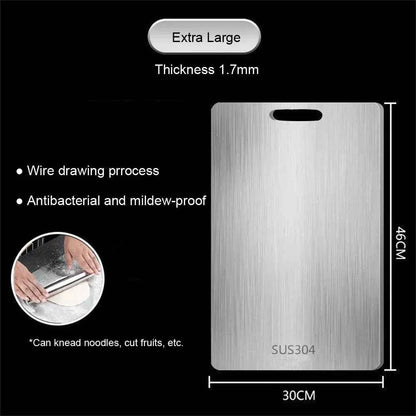 316 Thickened Cutting Board Stainless Steel Cut Vegetables Meat Chopping Board Cooking Tools Anti-mold Cutting Boards Mats
