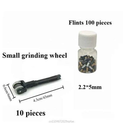 Clipper Lighter Accessories, Flint Rack with One Flint, Grinding Wheel Lighter Accessories, Grinding Wheel Flint Accessories