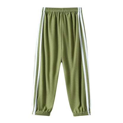 1/3 Pieces Children's Summer Solid Color Basic Sports Pants Boys Casual Joker Elastic Waist Girl Sweet and Lovely Mosquito Pants