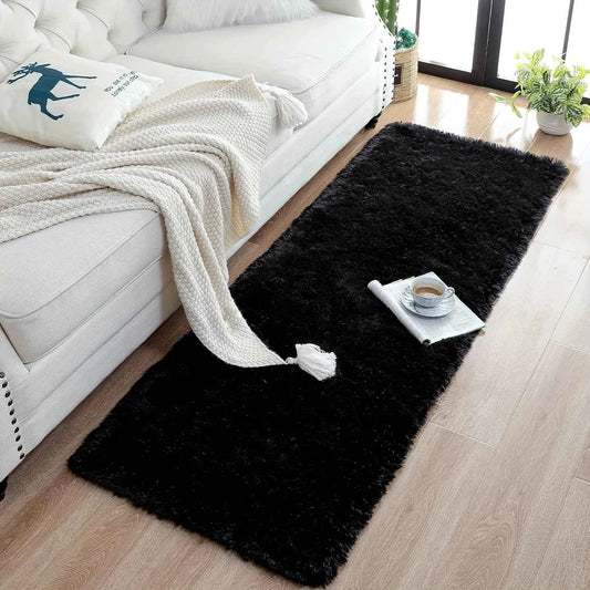 VIKAMA Ins Bedroom Bedside Rug - Nordic Plush Carpet For Living Room - Children's Room Cool And Warm Floor Mat - Home Decoration