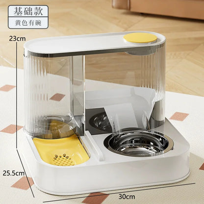2-in-1 Automatic Pet Feeder & Water Dispenser