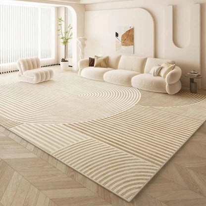 VIAKAMA Creamy Style Luxury Carpet For Living Room, Sofa, Bedroom, Balcony, Anti-Slip Floor Mat, Home Decoration