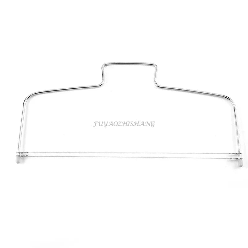 1PC Double Line Cake Cut Slicer Adjustable Stainless Steel Wire Cake Slicer Bread Divider Kitchen Accessories Cake Baking Tools