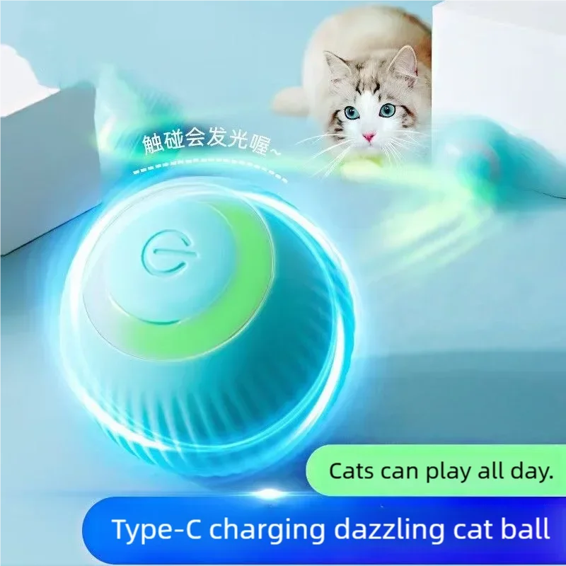 Smart Automatic Rolling Ball Interactive Cat Toy
