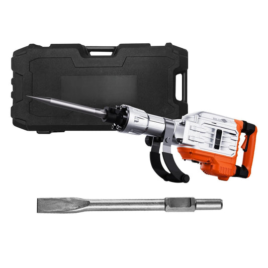 Demolition Jack Hammer 1500W/2200W/3500W Concrete Breaker Heavy Duty Electric Jack Hammer 2/4pcs Chisel