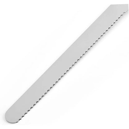 10/12 Inch Best Serrated Edge Bread Knife Cake Cutter Long Baguette Knife Stainless Steel Bread Slicer Reusable Easy To Clean