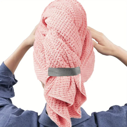 Extra Large Microfiber Quick Dry Hair Towel Wrap Turban Ultra Absorbent Soft