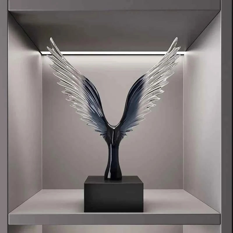 Creative Decor Sculptures Luxury Ornament  Artistic Soft Decoration  Modern Minimalist Living Room Office Wine Cabinet Decor