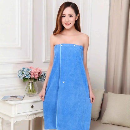 Women Bath Towels for Adults Bath Robe Bathrobe Body Spa Wrap Towel Gown Bathroom Accessories Sets