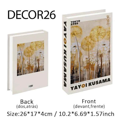 Decorative Faux Books Storage Box Coffee Table Hotel Bedroom Living Room Bookshelf Home Decor Interior Aesthetics Shooting Props