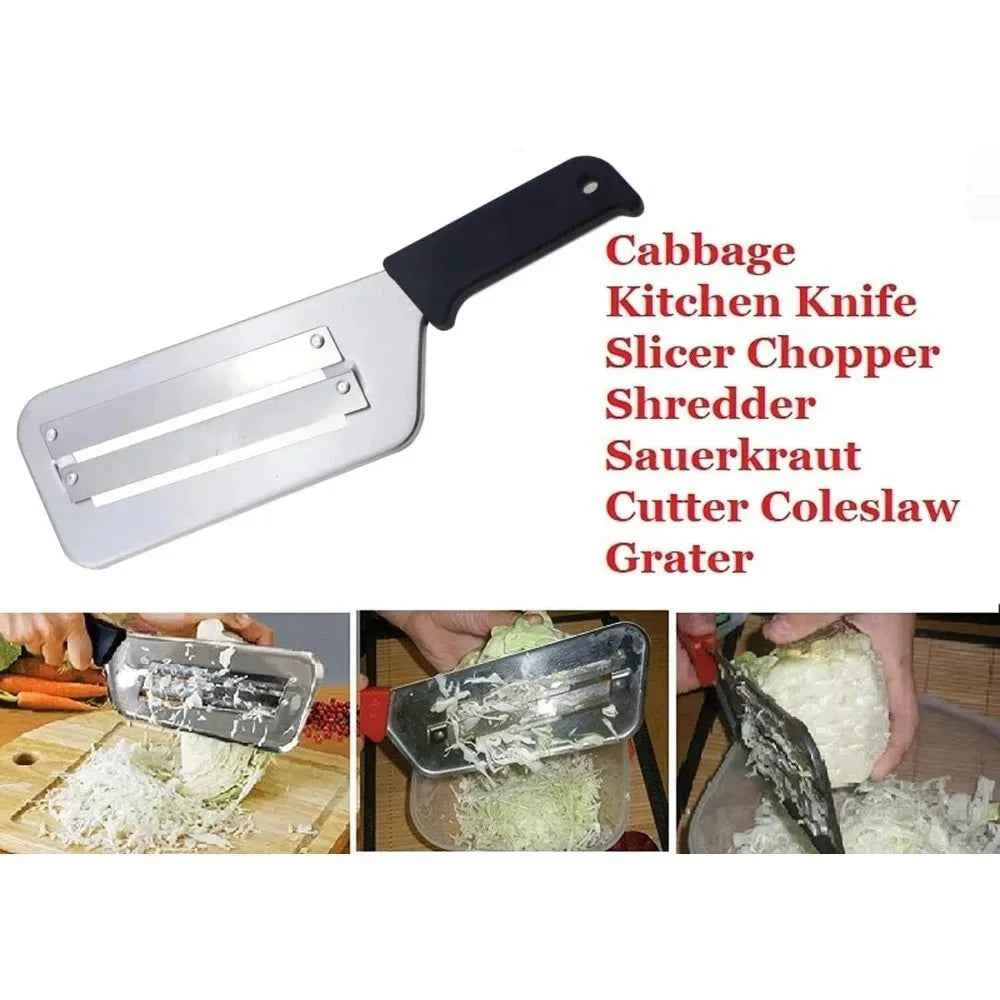 Stainless Steel Cabbage Slicer Multi-functional Cabbage Slicer with Handle Suitable for Slicing Cabbage and Vegetables.