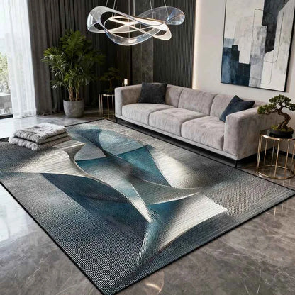 Nordic Light Luxury Carpet Abstract Art Decoration Home Living Room Large Rugs 200×300 Bedroom Cloakroom Plush Foot Mat Washable