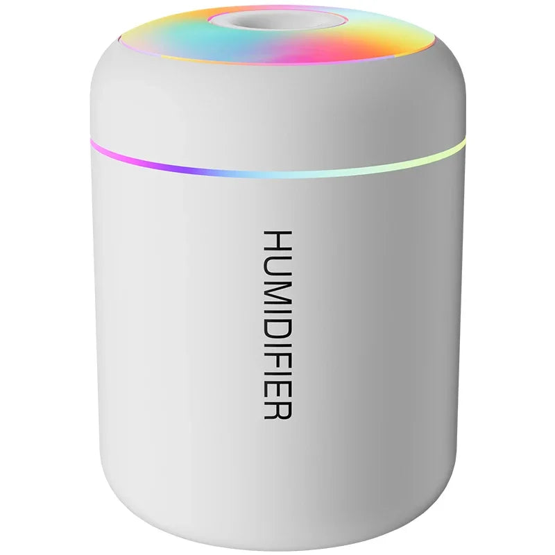 180ML Mini USB Humidifier & Aroma Diffuser, Mist Maker with LED Light