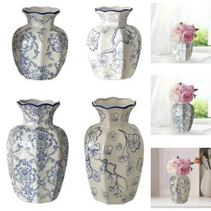Chinese Ceramic Flower Vase Home Decor Plant Holder for Office Wedding Table