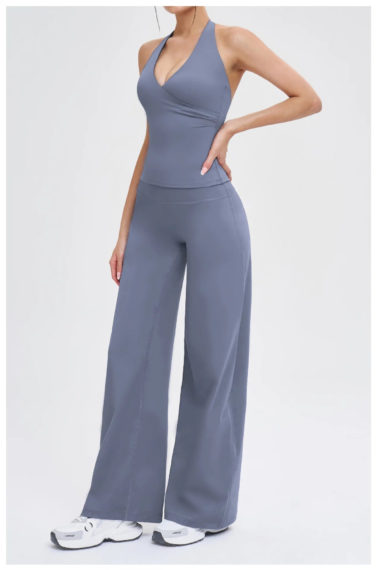 Women’s 2-Piece Yoga Tracksuit — High Waist Leggings & Sports Top