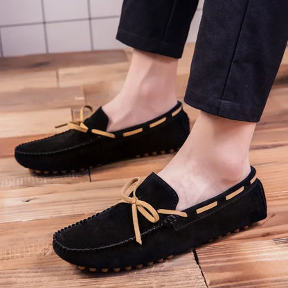 Men's Italian Leather Loafers | Luxury Formal Slip-On Moccasins Driving Shoes