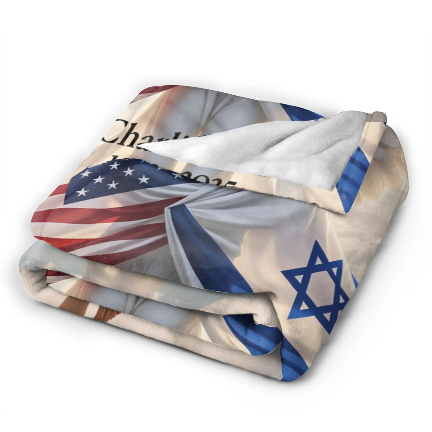 Charlie Kirk Angelic Advocate Blanket  Super Warm Funny Plush Throw Blanket For Boy Girl Living Room Flannel Bedspread Bed Cover