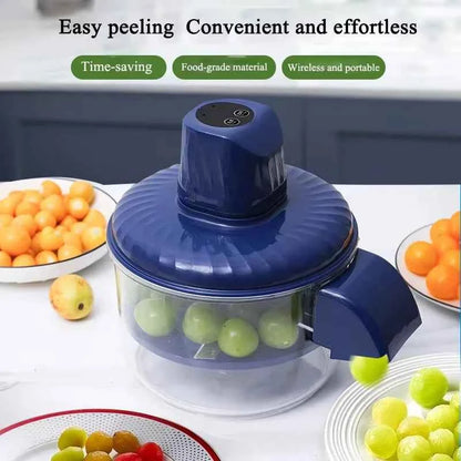 New Automatic Fruit Peeler Machine Wireless Portable for Plum Peach and Grape Fast Easy Home Kitchen Gadget