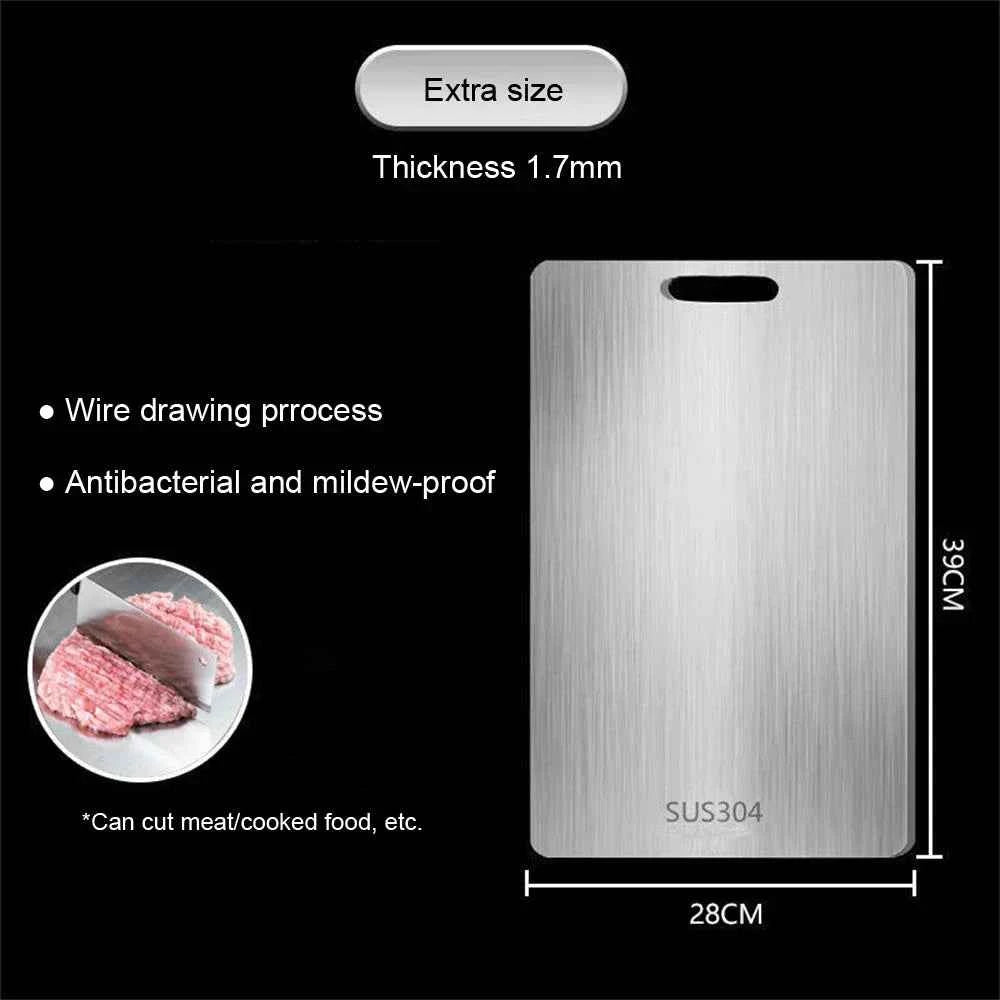 316 Thickened Cutting Board Stainless Steel Cut Vegetables Meat Chopping Board Cooking Tools Anti-mold Cutting Boards Mats