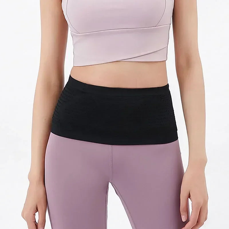 Seamless Invisible Running Waist Belt Bag Gym Bags Fitness Jogging Cycling Flat Fanny Pack Travel for Unisex Sports Phone Bags
