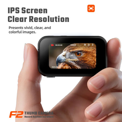 Kids HD 1080p Action Camera – 1.44" Thumb-Size, Rechargeable, MicroSD Support, CE Certified