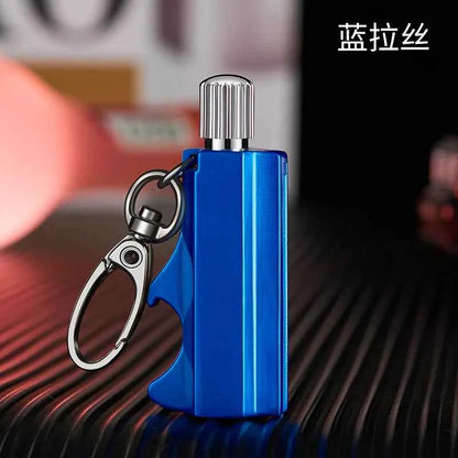 New Multifunctional Match coal oil Lighter Outdoor Waterproof Portable Wine Open Keychain Men Smoking Accessories Gifts