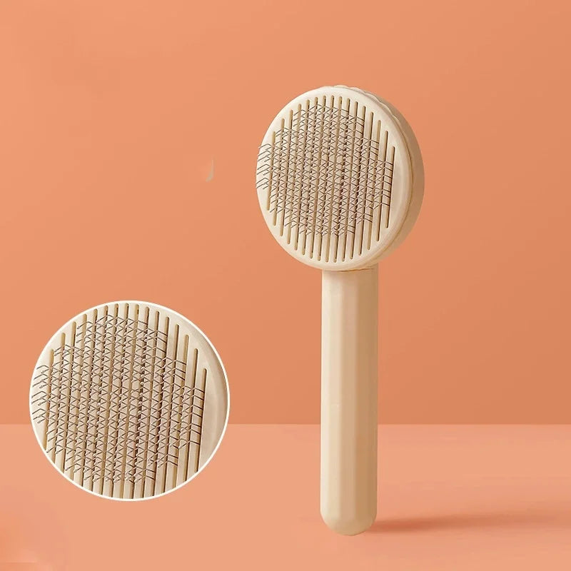 Self-Cleaning Needle Comb for Cats & Dogs