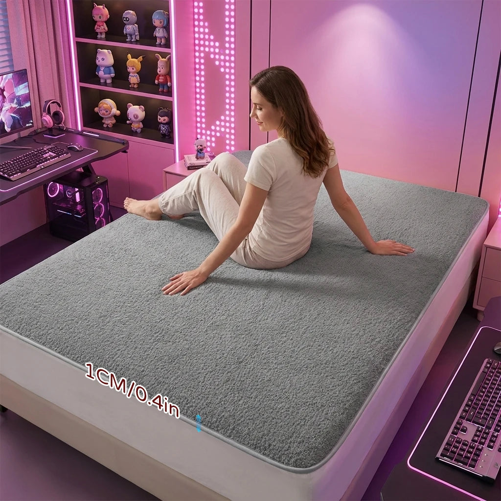 Quilted Waterproof Mattress Protector Pad, Non-Slip