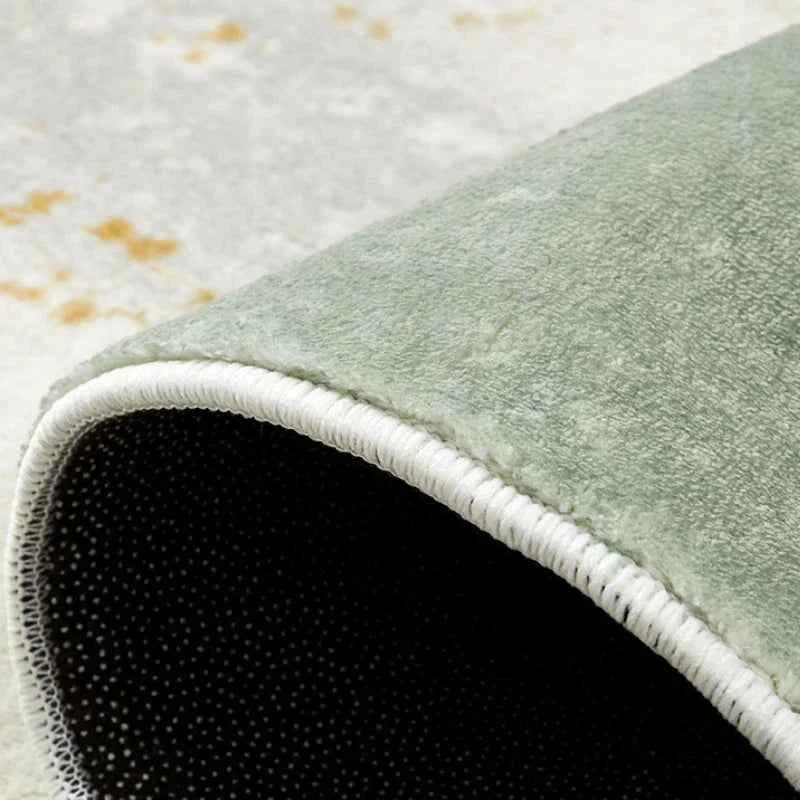 American Retro Carpets for Living Room Thicken Washable Floor Mat Home Plush Lounge Rug Irregular Bedroom Decor Anti-slip Carpet