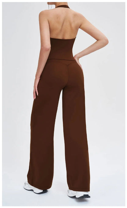 Women’s 2-Piece Yoga Tracksuit — High Waist Leggings & Sports Top