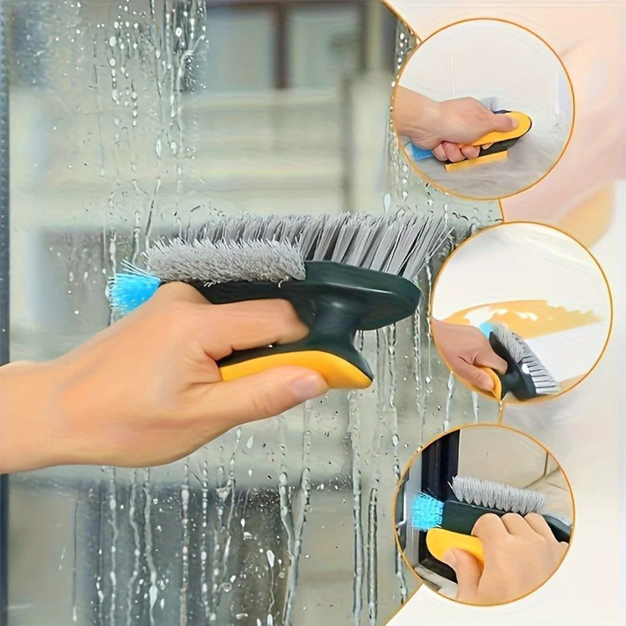 2-in-1 Handheld Cleaning Brush, No Dead Spot Design