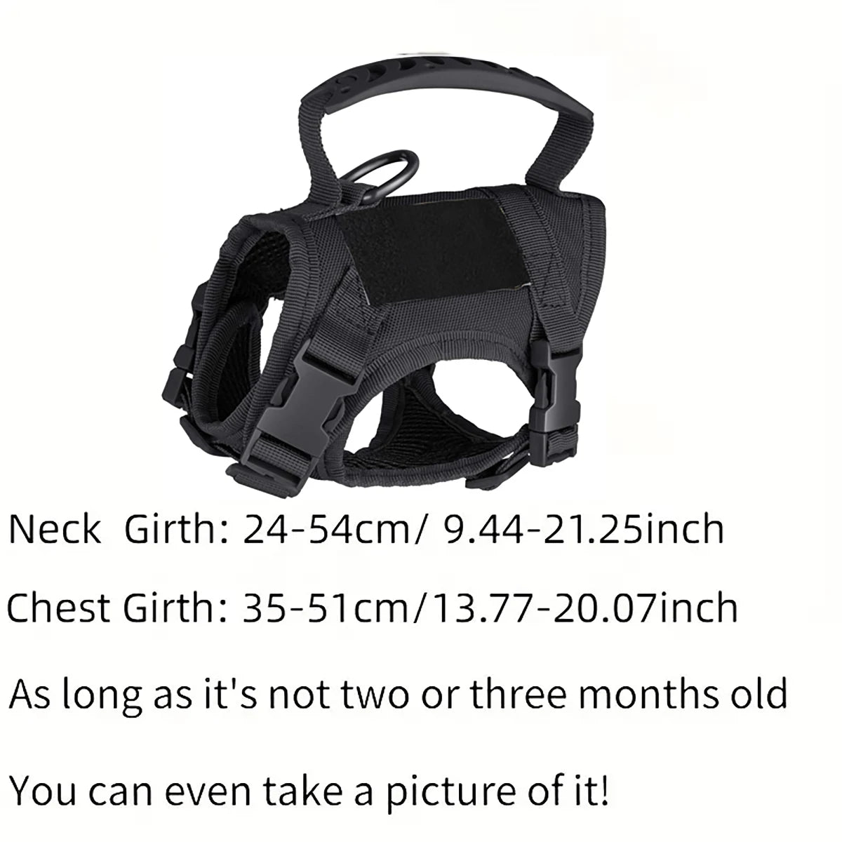 600D Tactical Training Vest for Cats & Small Dogs