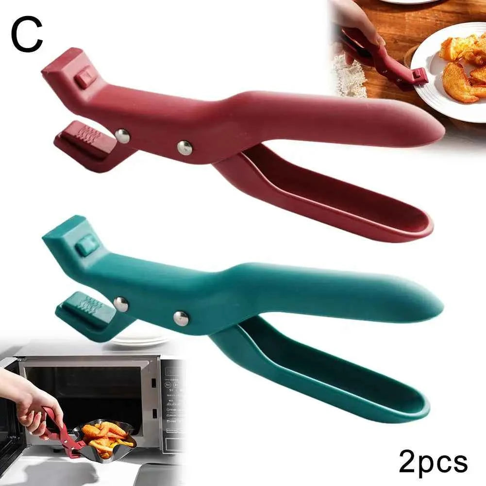 Anti-scald Clip Silicone Durable Kitchen Anti-Scalding Plate Bowl Dish Pot Holder Multi-Purpose Kitchen Accessories 2026