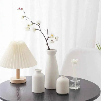 3pcs Bohemian Ceramic Vase Set, Modern Bohemian Farmhouse Home Decoration Vase, Living Room, Bookshelf, Dining Table Decoration