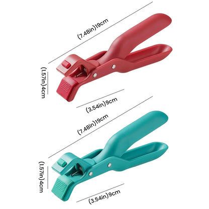Silicone Anti-Scald Plate and Bowl Clip Lifter for Hot Dishes