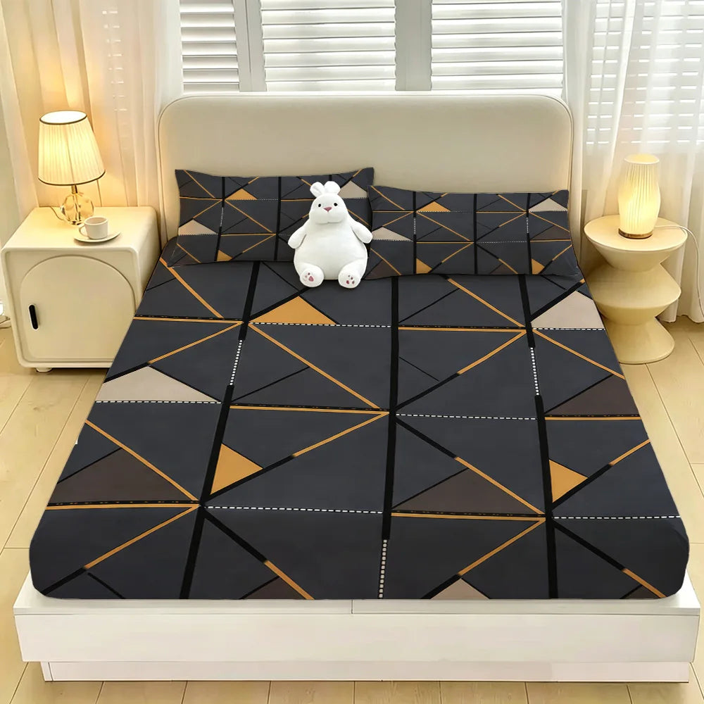 3-Piece Brushed Microfiber Bedding Set, Sheet + 2 Cases
