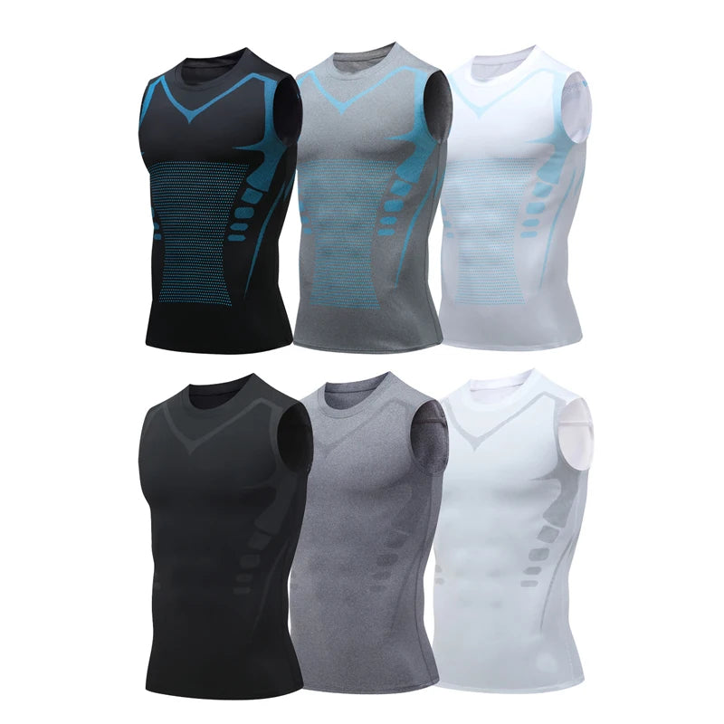 Men’s Compression Tank Top — Quick-Dry Gym Muscle Vest