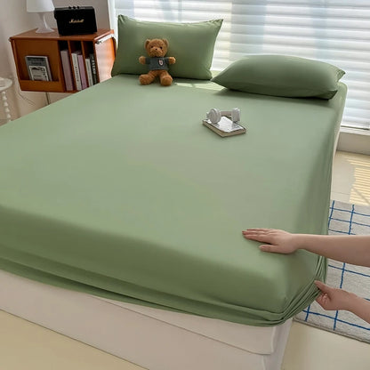Solid Color Fitted Sheet | Single to Queen