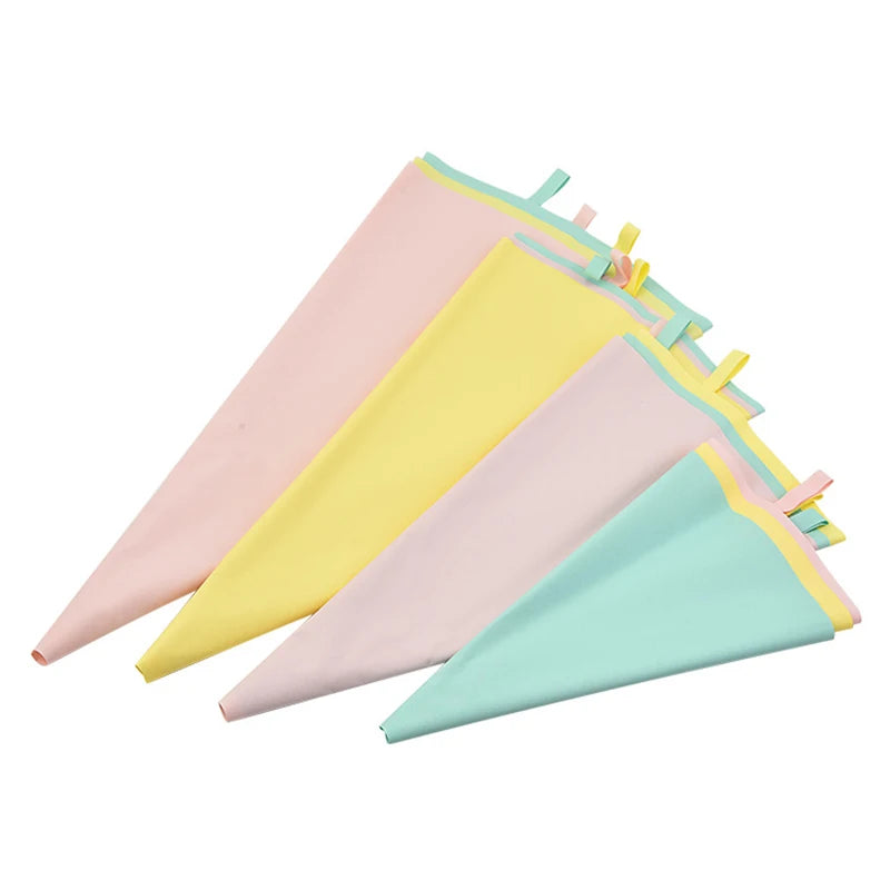 1-10pc DIY Reusable Silicone Piping Bag Pastry Bags Cream Cupcake Decorating Baking Tools Kitchen Accessories Fondant Sugarcraft