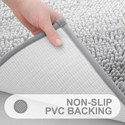 Olanly Super Absorbent Bathroom Rug Luxury Chenille Bath Mat Plush Non-slip Shower Mat Bathroom Carpet Welcome Deal Floor Mats