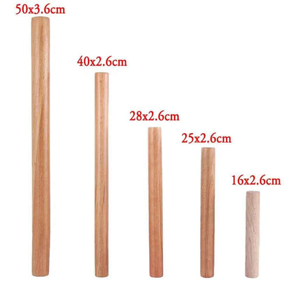 Wooden Rolling Pin Fondant Cake Decoration Dough Roller Cooking Pastry Baking Tool Kitchen Accessories