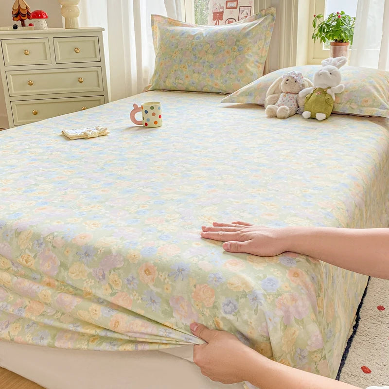 100% Cotton All-Season Flat Sheet, Wrinkle-Resistant