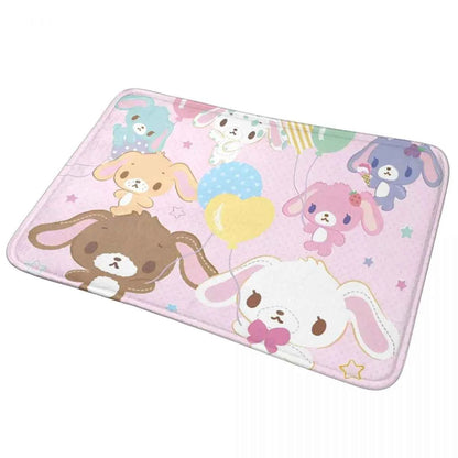 Cute Sugar Rabbit Sugarbunnies Memory Foam Bath Mat Rug Non-Slip Ultra Soft Bathroom Floor Rugs Carpet For Kitchen Shower Bath