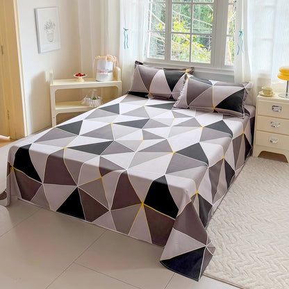 Floral Printed Flat Top Sheet | Single, Queen, King