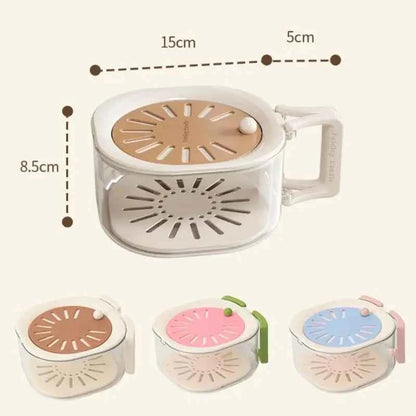 Drain Basket 2 In 1 Dehydration Washing Vegetable Basket With Lid Thickened Fruit Basket Telescopic Water Filter Kitchen Gadgets