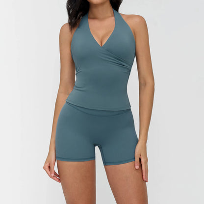 Women’s 2-Piece Yoga Tracksuit — High Waist Leggings & Sports Top