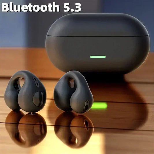 T75 Bone Conduction Headphones – Bluetooth 5.3, HiFi Sound, Waterproof Sport Headset