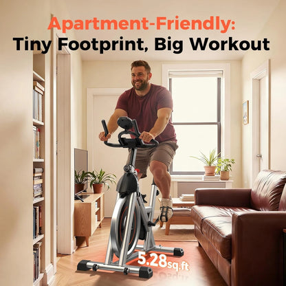 YOSUDA Indoor Cycling Bike | Stationary Exercise Bike with App & LCD Monitor